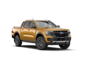Ford P703 Ranger: gold front quarter