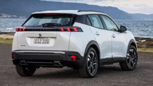 2020 Peugeot P24 2008: white rear angle